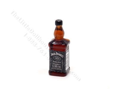 (image for) Miniature Jack Daniels Whiskey Bottle for Dollhouses