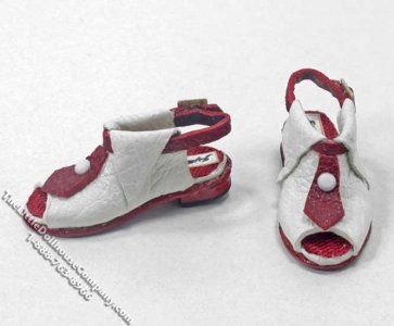 (image for) Miniature Leather Sandals by Judith Blondell