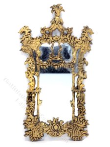 (image for) Miniature Ornate Gilt Chippendale Mirror For Dollhouses