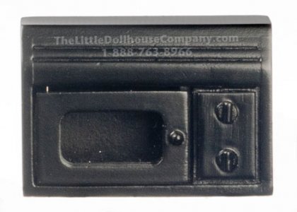 (image for) Miniature Black Microwave For Dollhouses