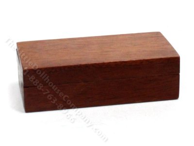 (image for) Miniature Wooden Blanket Box for Dollhouses