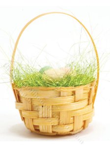 (image for) Miniature Easter Basket for Dollhouses