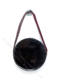 (image for) Miniature Black Mirror with Leather Strap by PRD Miniatures