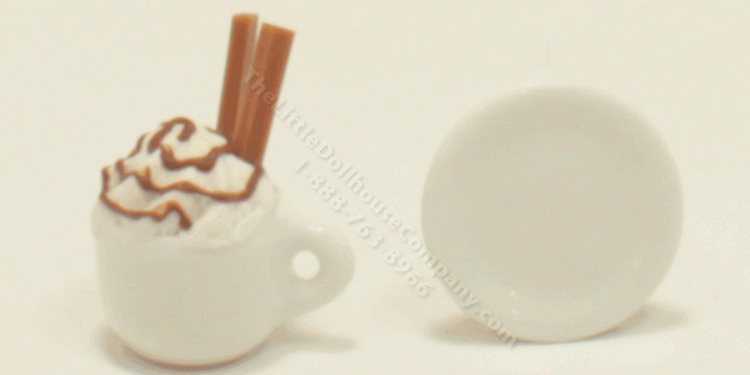 (image for) Miniature Mocha with Whipped Cream and Chocolate