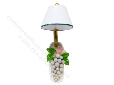 (image for) Dollhouse Scale Model Grape Kitchen Pin-up Lamp