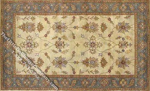 (image for) Dollhouse Scale Model Small Sized Traditional Rug