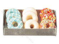 (image for) Miniature Donuts on a Tray for Dollhouses
