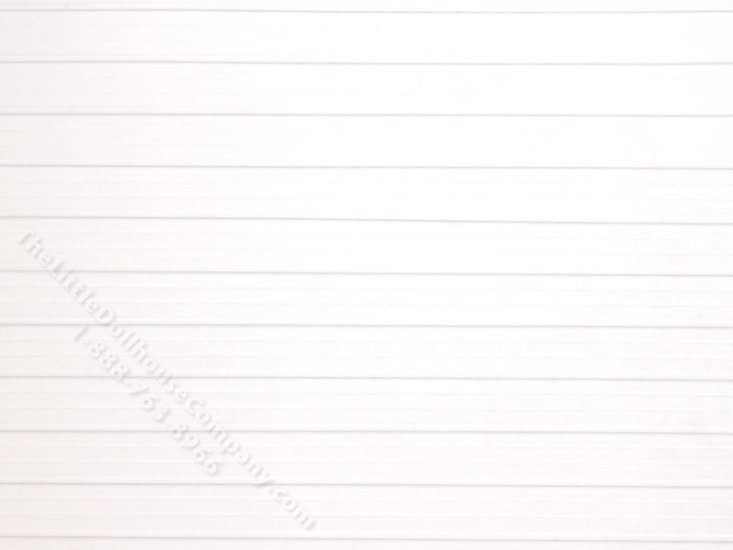 (image for) Vertical Steel Siding Plastic Veneer Sheet for Dollhouses
