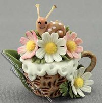 (image for) Dollhouse Scale Model Decorative Teapot