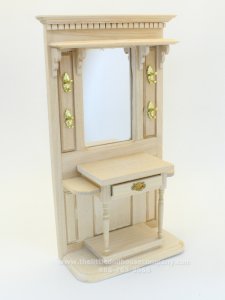 (image for) Miniature Unfinished Hallway Stand