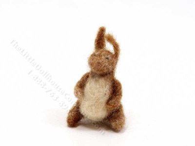 (image for) Miniature Felted Rabbit by Trace Goldfarb