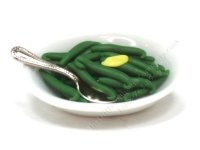 (image for) Miniature French Beans in Dish by Charlotte Willmott