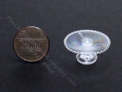 (image for) Miniature Clear Cake Stand For Dollhouses