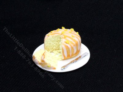 (image for) Miniature Sliced Lemon Drizzle Cake by Charlotte Willmott