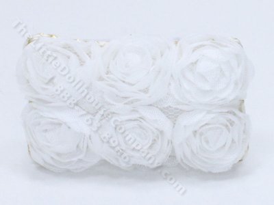(image for) Long Pillow with Florettes by Judith Blondell