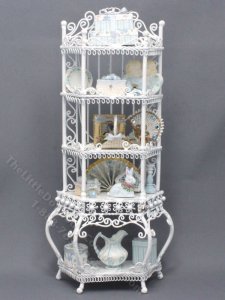 (image for) Miniature Metal Lady's Accessory Shelf