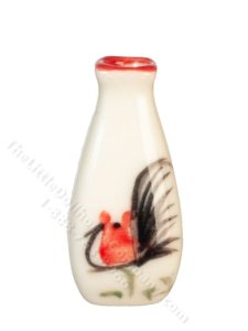 (image for) Miniature Rooster Vase for Dollhouses