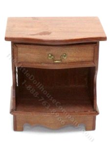 (image for) Miniature Handmade Bedside Table for Dollhouses