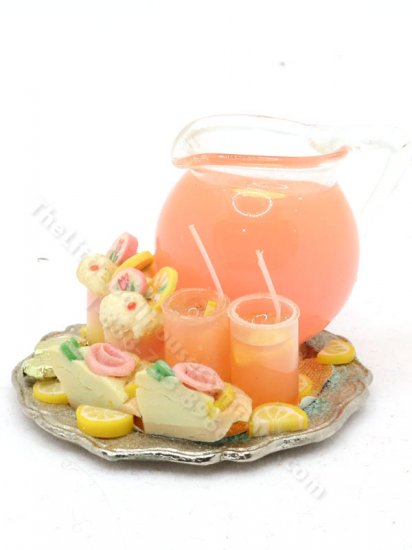 (image for) Miniature Lemonade and Dessert Tray by Sylvia Clarke