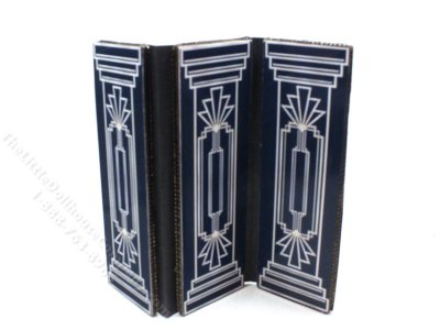 (image for) Miniature Vintage 1920s Art Deco 3-Panel Dressing Screen