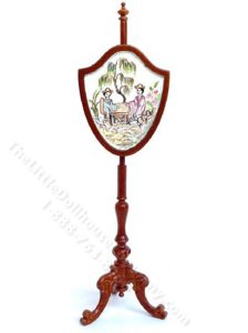 (image for) Miniature English Regency Pole Screen