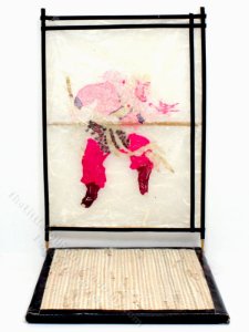 (image for) Handmade Vintage Japanese Screen Doll Display