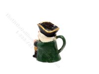 (image for) Miniature Philpot Toby Jug for Dollhouses - Green