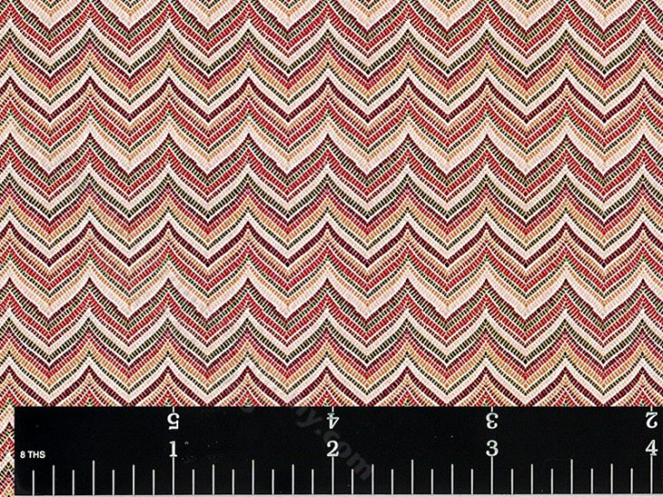 (image for) Chevron Stripe Miniature Wallpaper for Dollhouses