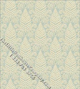 (image for) Fern Damask Pattern Miniature Wallpaper for Dollhouses