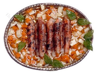 (image for) Miniature Veal Sausage and Potatoes