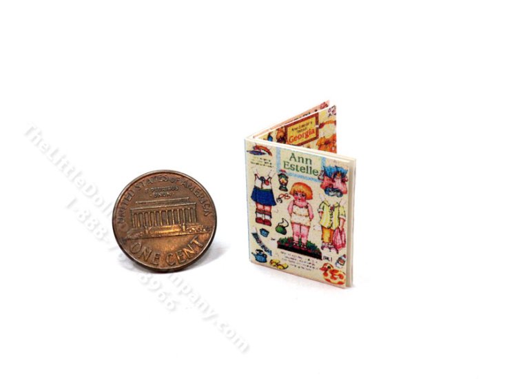 (image for) Miniature Booklet of Paper Dolls