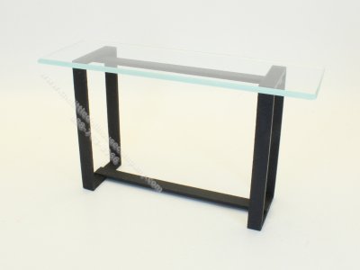 (image for) Miniature Contemporary Glass Top Serving Table