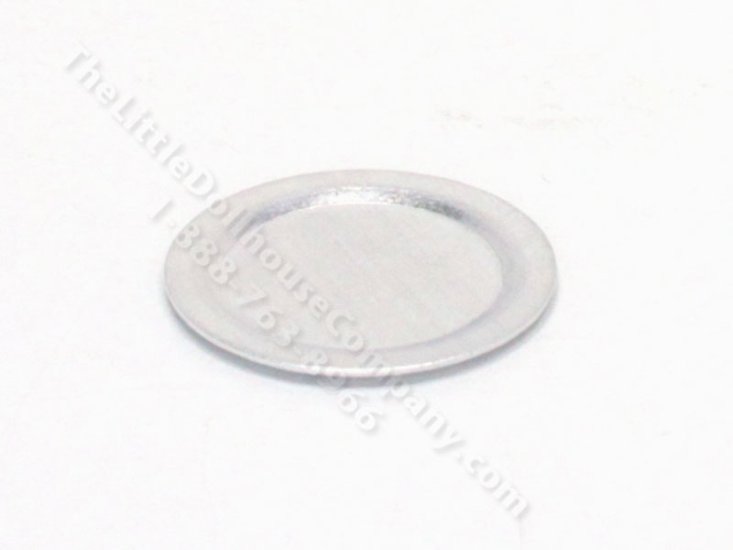 (image for) Miniature Metal Salad Plate for Dollhouses