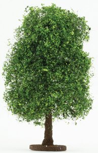 (image for) Miniature 8" Variegated Green Bush for Dollhouses