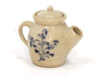 (image for) Miniature Floral Stoneware Batter Jug by Jane Graber