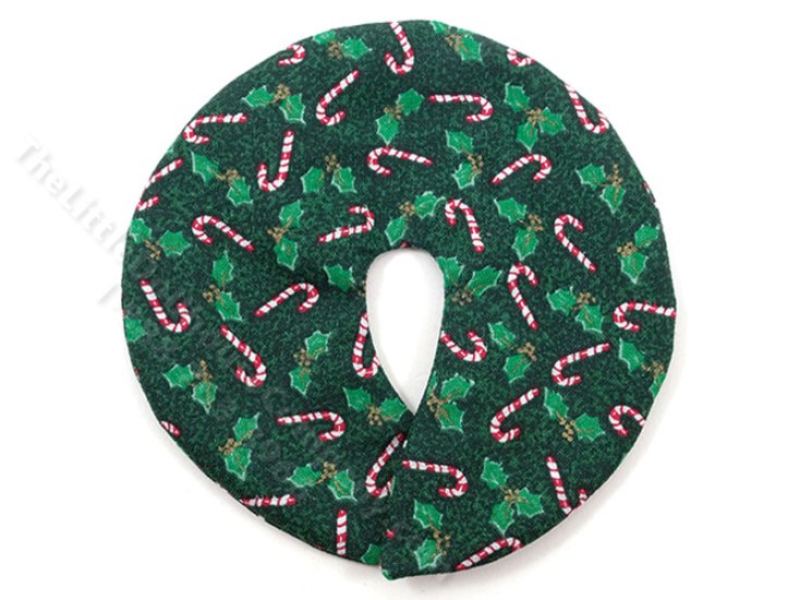 (image for) Miniature Candy Cane Tree Skirt for Dollhouses