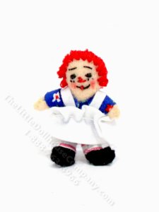 (image for) Miniature Handmade Raggedy Ann Doll