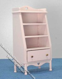 (image for) Miniature Pink Cabinet for Dollhouses