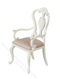 (image for) Miniature American Victorian Carver Chair - White
