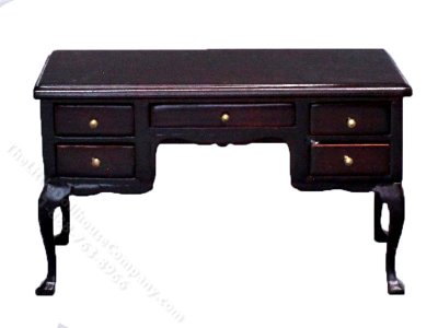 (image for) Miniature Mahogany Desk for Dollhouses