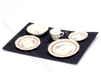 (image for) Miniature Single Place Setting For Dollhouses