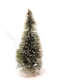 (image for) Miniature 4" Snowy Pine Tree for Dollhouses