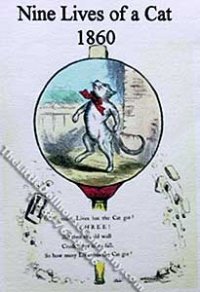 (image for) Miniature Book: 'Nine Lives of a Cat' by Charles Bennett
