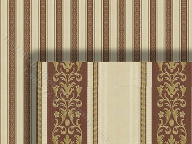 (image for) Dollhouse 1/2 Scale Model Stripe Wallpaper