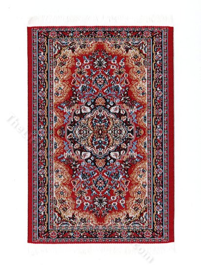 (image for) Miniature Small 'Georgia' Rug - Red and Blue Oriental