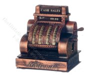 (image for) Miniature Copper Cash Register for Dollhouses