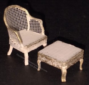 (image for) 1/4" Scale French Easy Chair Kit