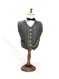 (image for) Dollhouse Scale Model Male Tailoring Form by Judith Blondell