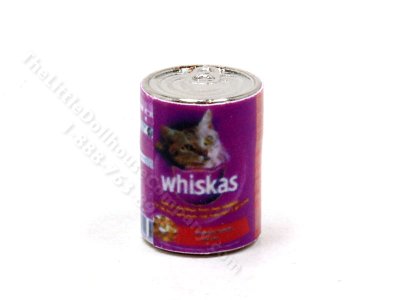 (image for) Dollhouse Scale Model Replica Can of Cat Food