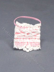 (image for) Miniature Pink and Lace Handbag